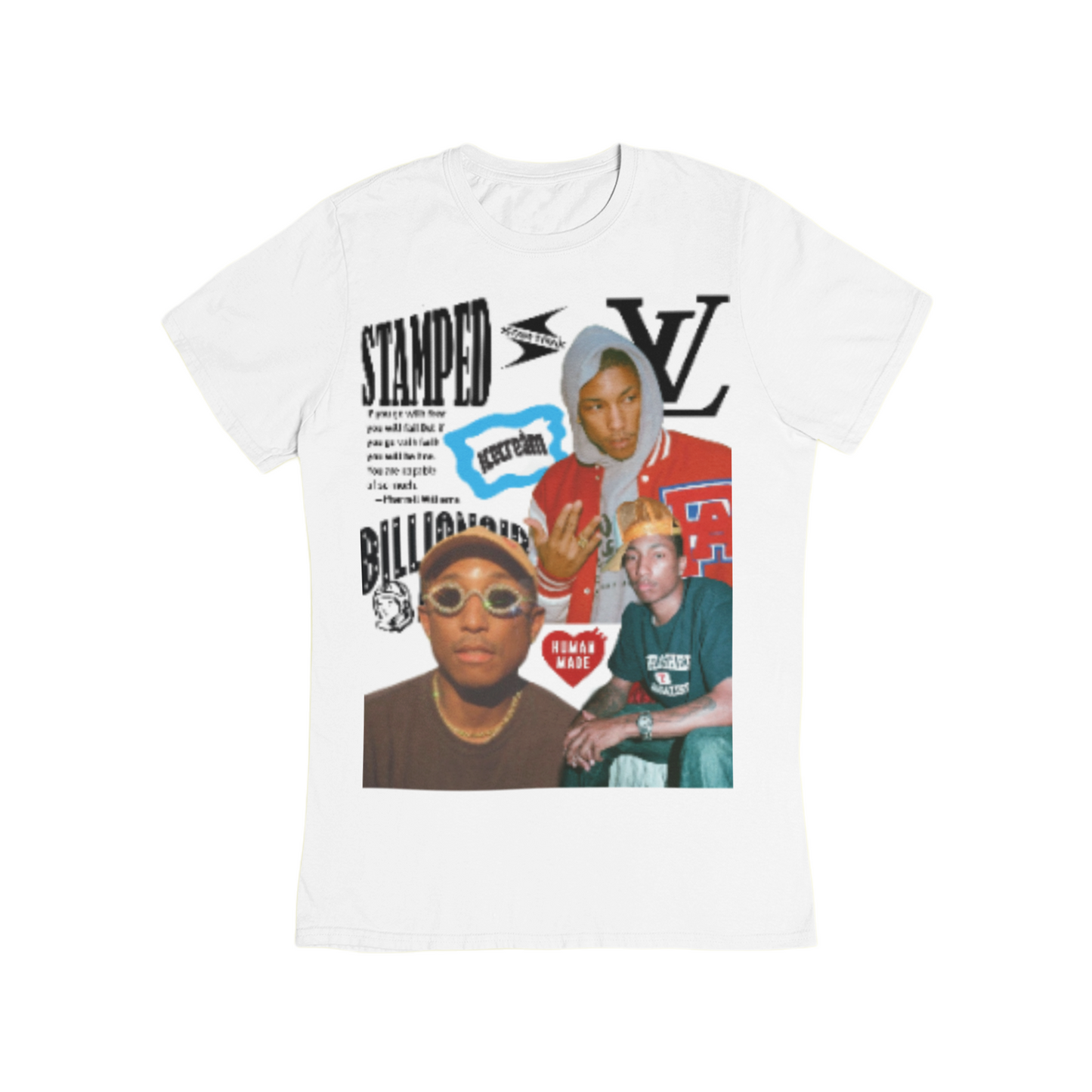 Pharrell Stamped Tee