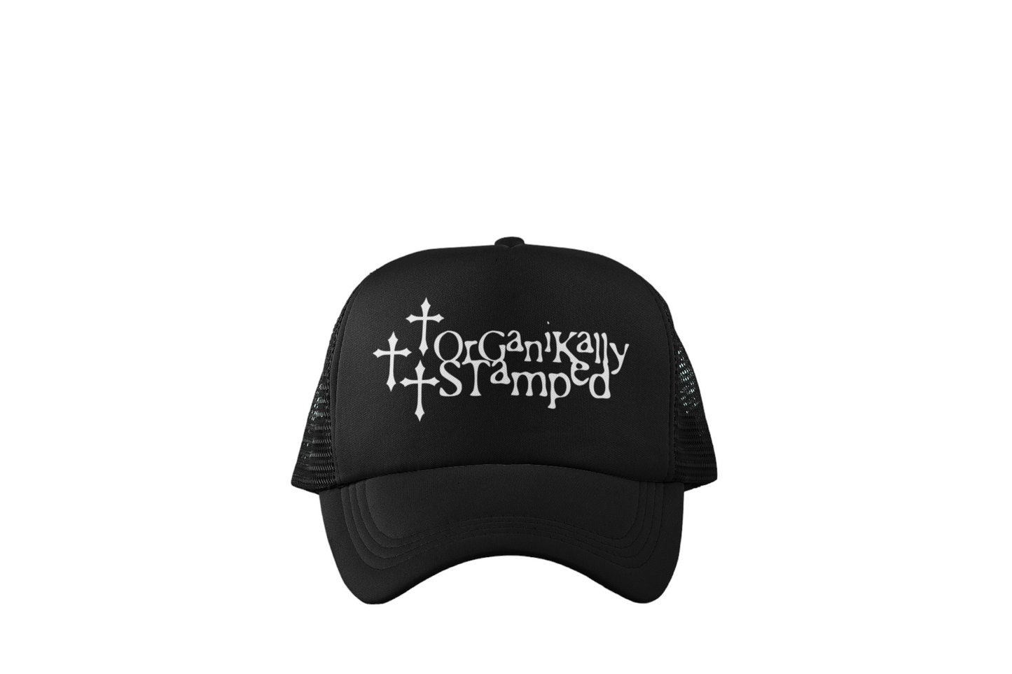 Organikally Stamped Trucker