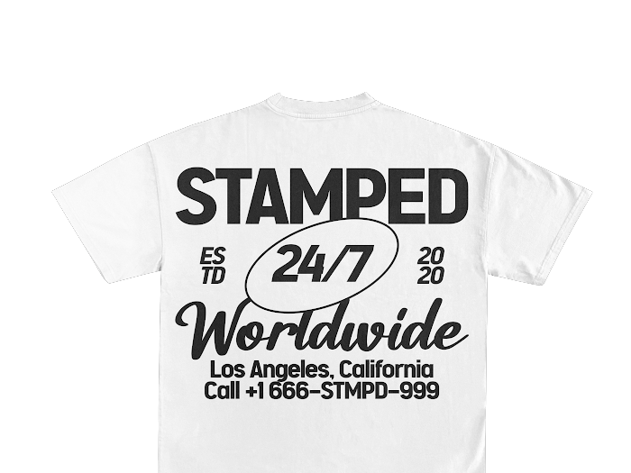 Stamped Worldwide Tee